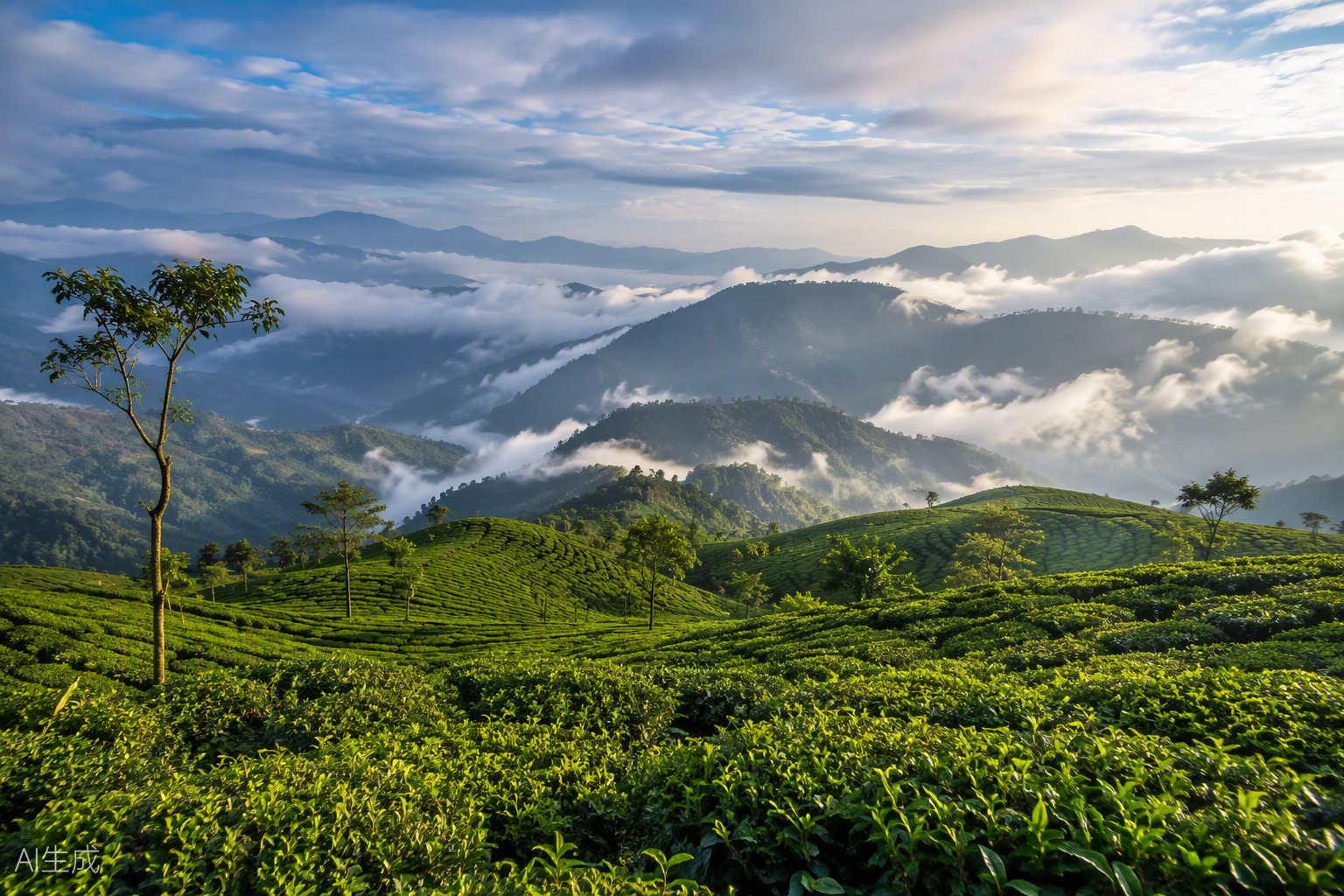 山月茗堂高山生态茶园基地